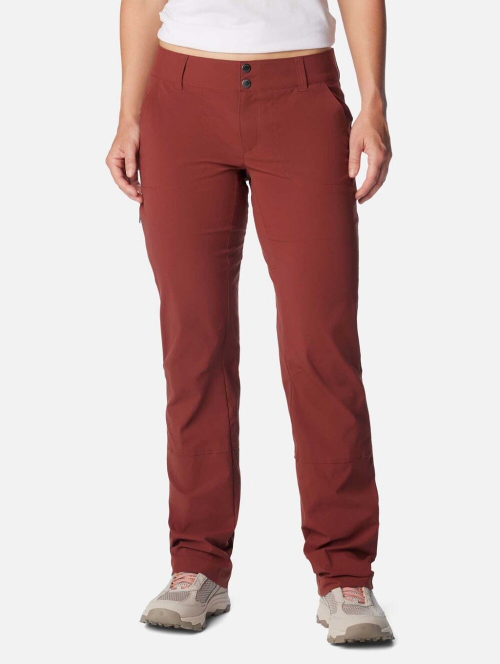 COLUMBIA | Women's Rust Brown Saturday Trail Convertible Straight Leg Pants